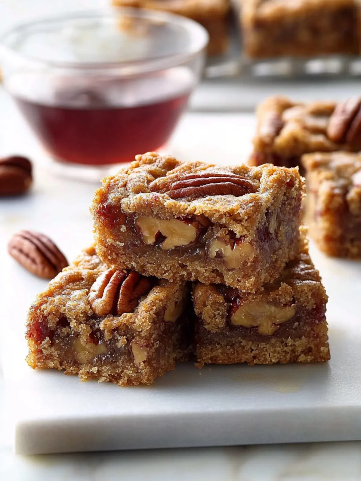 Decadent Grandma’s Pecan Rum Bars with Fruity Twists 2 Grandma’s Pecan Rum Bars