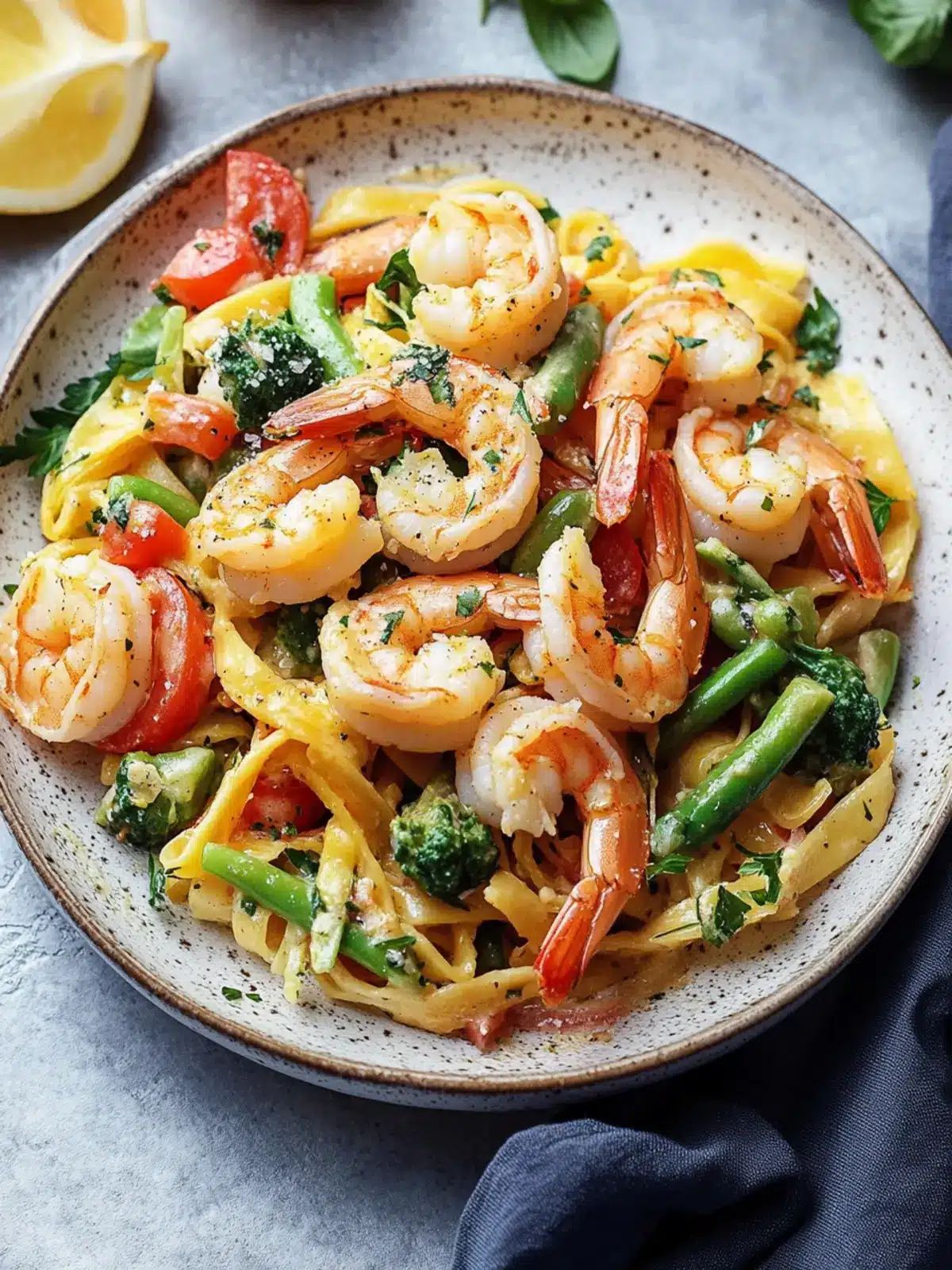 Savory Shrimp Primavera: A Fresh Twist on Comfort Food 2 Shrimp Primavera