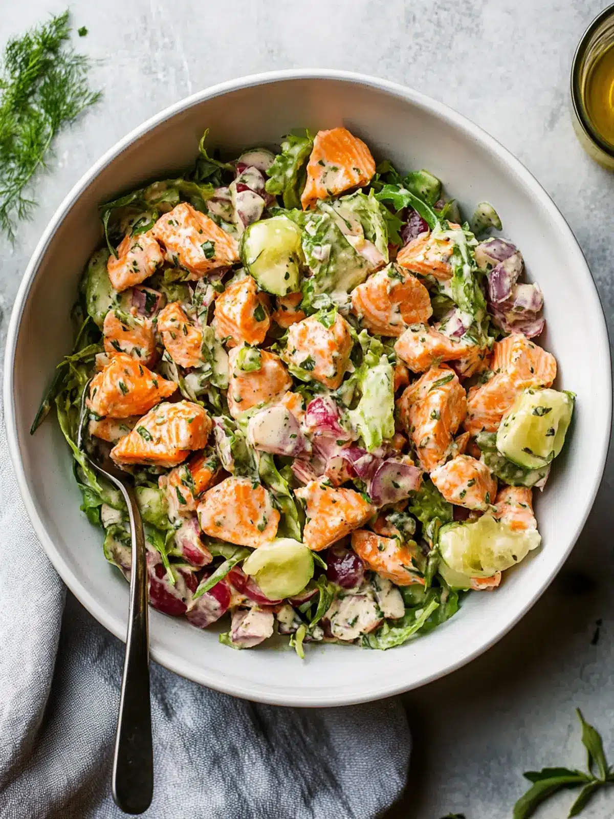Creamy Salmon Salad Recipe for a Light Summer Delight 5 Salmon Salad