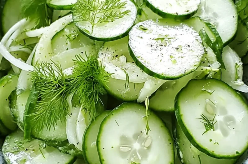 Hungarian Cucumber Salad