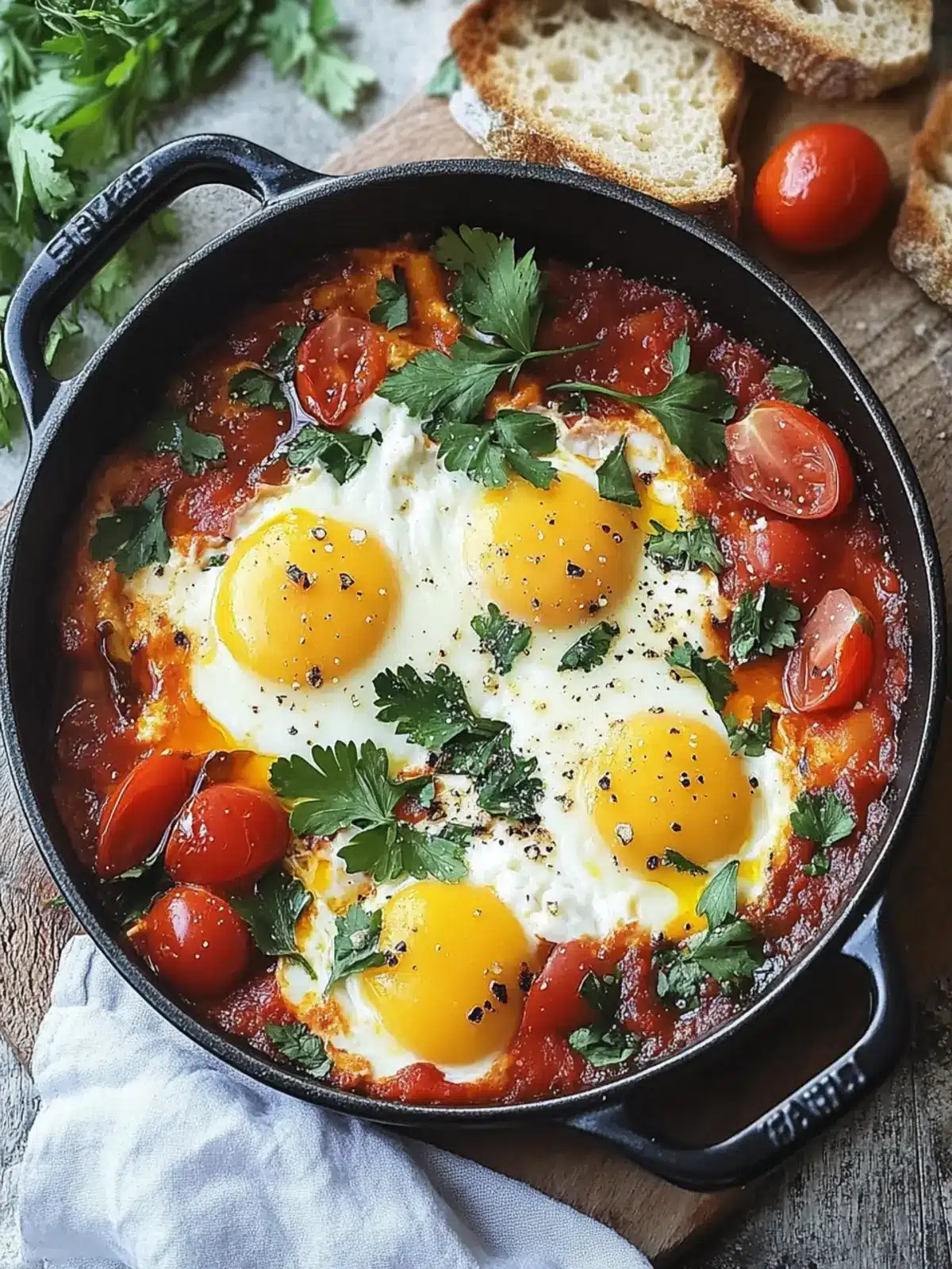 Cozy Shakshuka for Two: A Healthy, Flavorful Brunch Delight