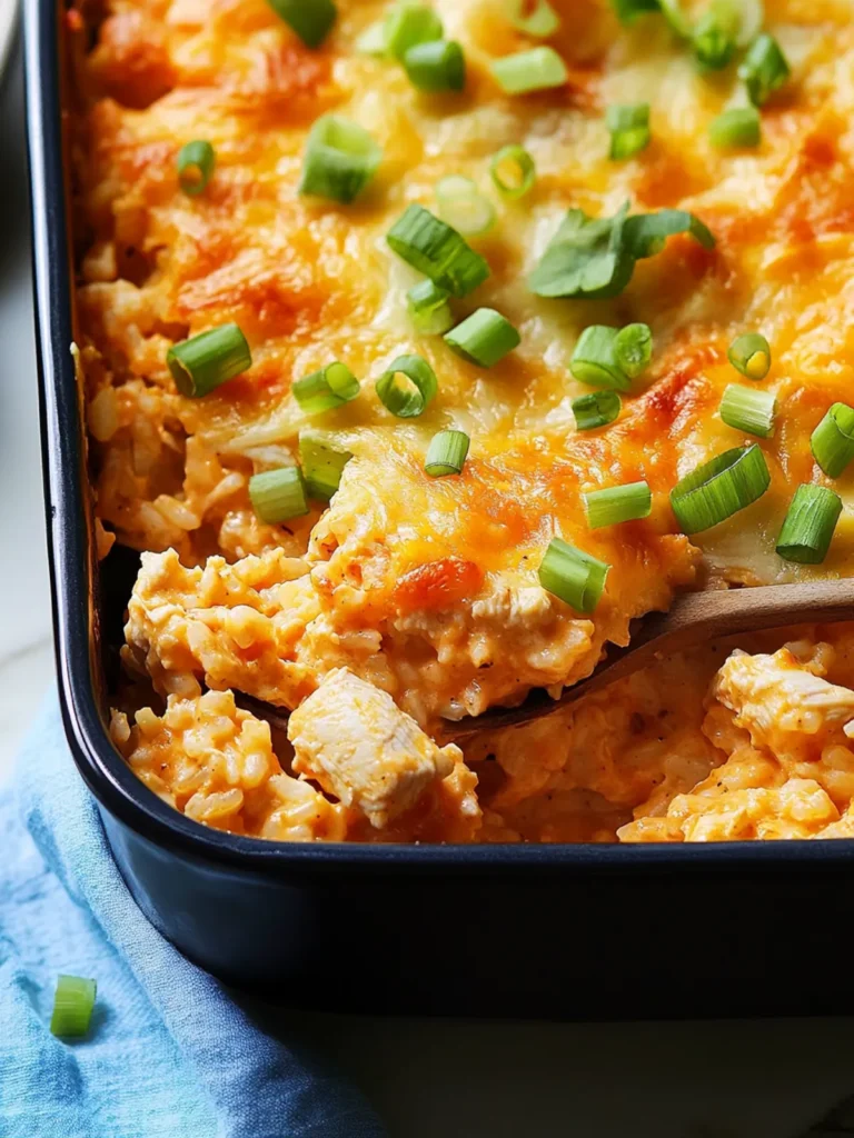 Buffalo Chicken & Rice Casserole for Ultimate Family Comfort 2 Buffalo Chicken & Rice Casserole