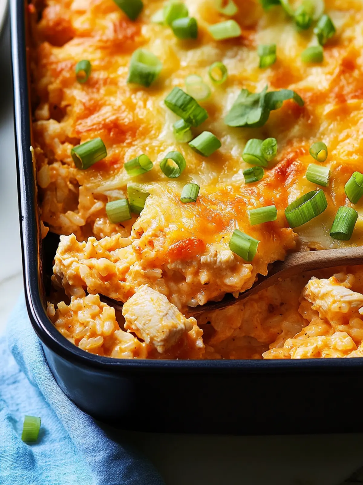 Buffalo Chicken & Rice Casserole for Ultimate Family Comfort 2 Buffalo Chicken & Rice Casserole