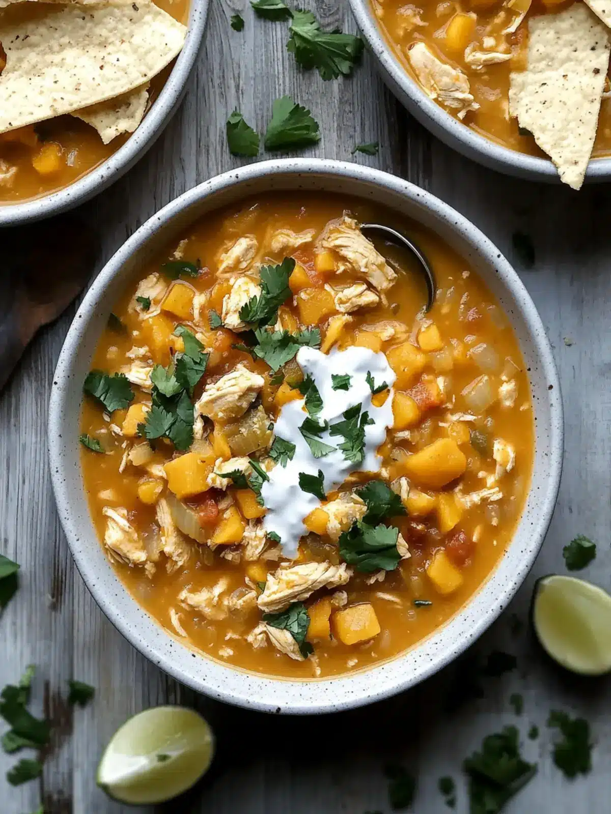 Cozy Butternut White Chicken Chili for Chilly Nights