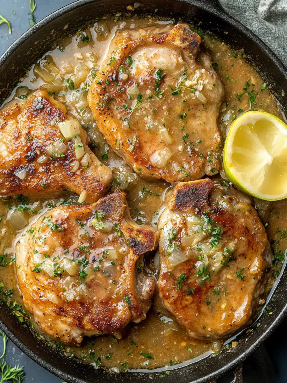 Savory Smothered Pork Chops in Creamy Onion Gravy Delight 4 Smothered Pork Chops