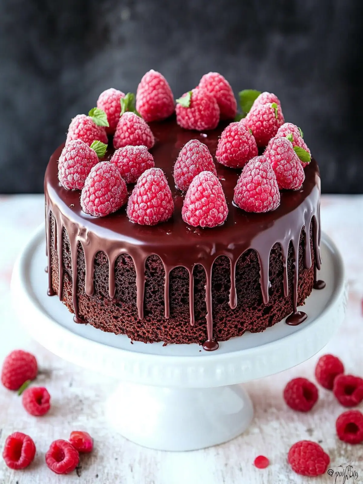 Raspberry Chocolate Cake