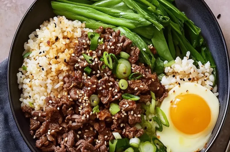 Easy Korean Beef Bowl