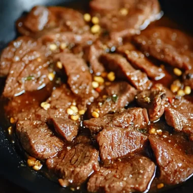 Garlic Pepper Beef