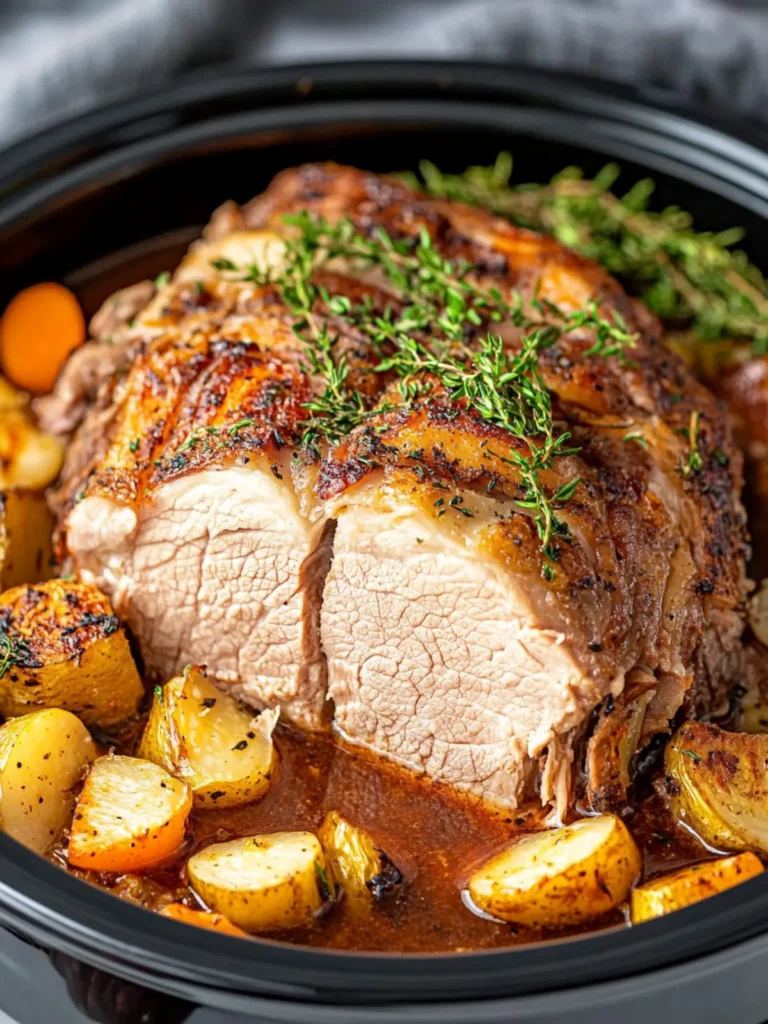 Savory Crockpot Pork Roast: Dinner Made Effortless and Delicious 4 Crockpot Pork Roast