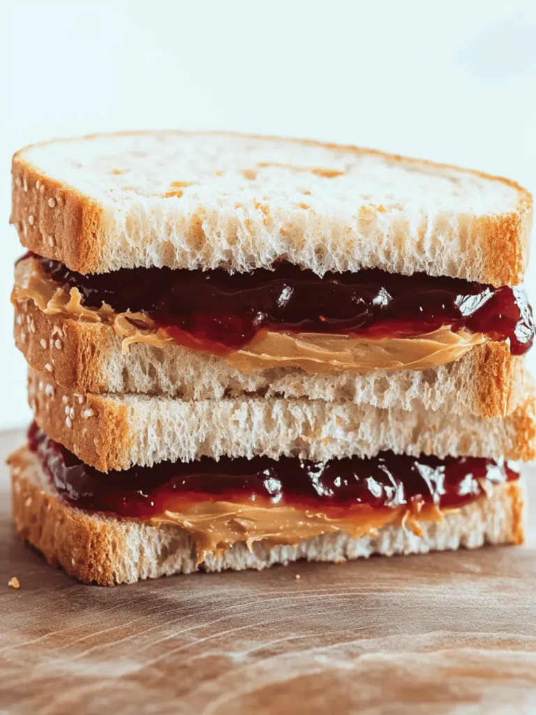 Peanut Butter and Jelly Sandwich (Sweet Nutty Sandwich)