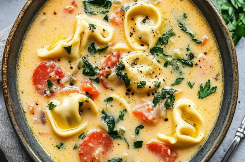Instant Pot Creamy Tortellini Soup