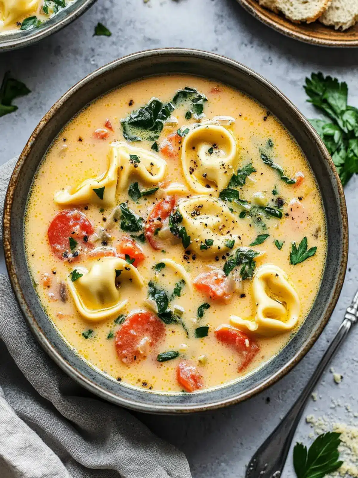 Instant Pot Creamy Tortellini Soup for Cozy Weeknight Comfort 5 Instant Pot Creamy Tortellini Soup