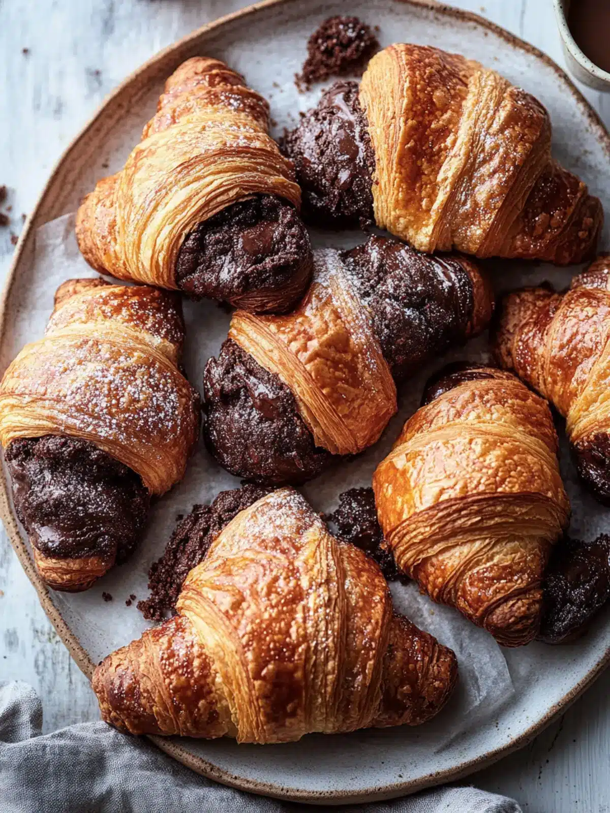 Brownie Batter Croissants