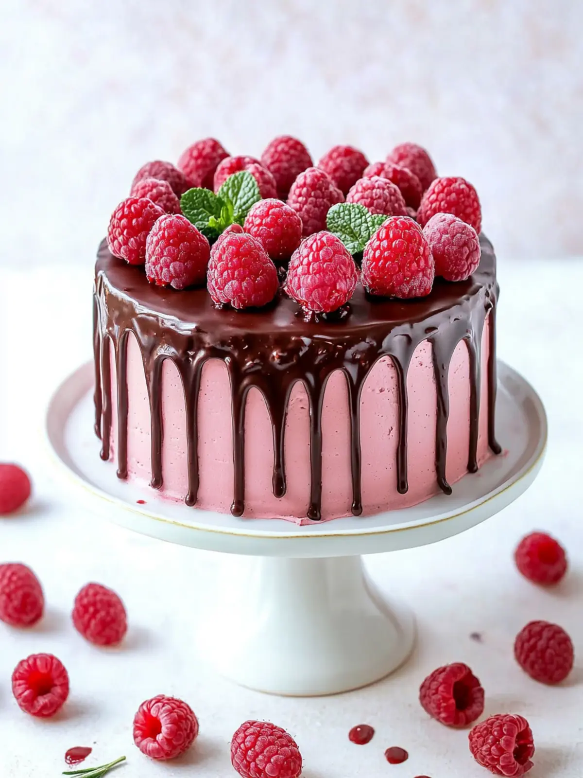 Raspberry Chocolate Cake