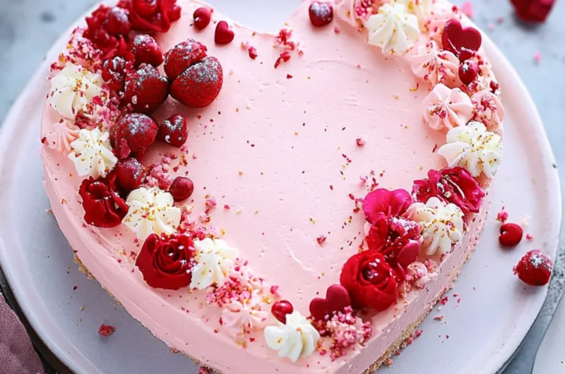Easy Heart Shaped Cake