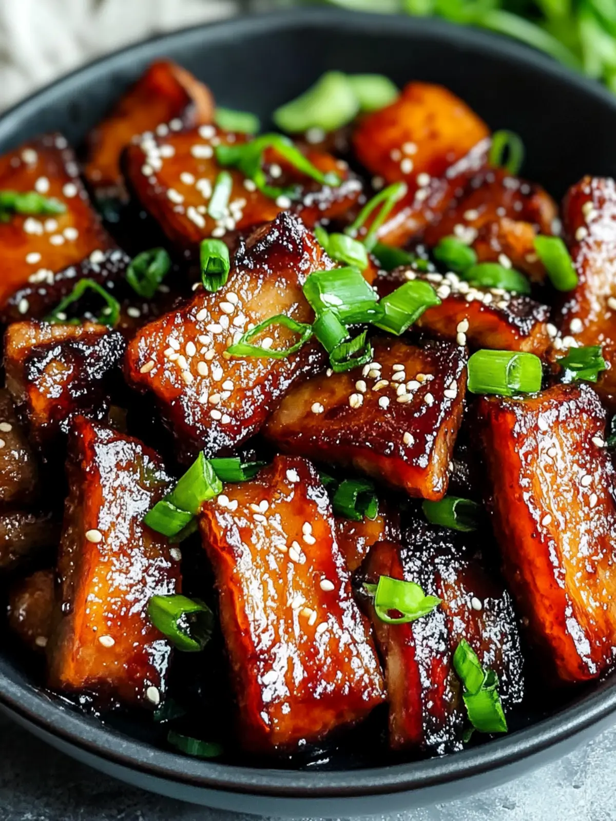 Crispy Healthy Korean Pork Belly Skillet for Family Feasts