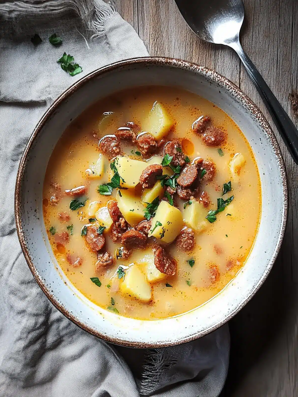 Spanish Potato Soup with Chorizo: Cozy Comfort in Every Bowl