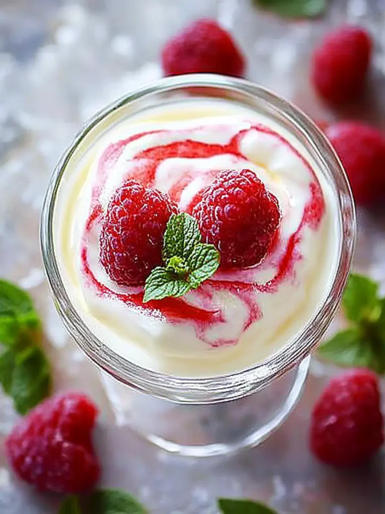Delicious Russian Creme Custard with Fresh Strawberry Swirl 3 Russian Creme Custard