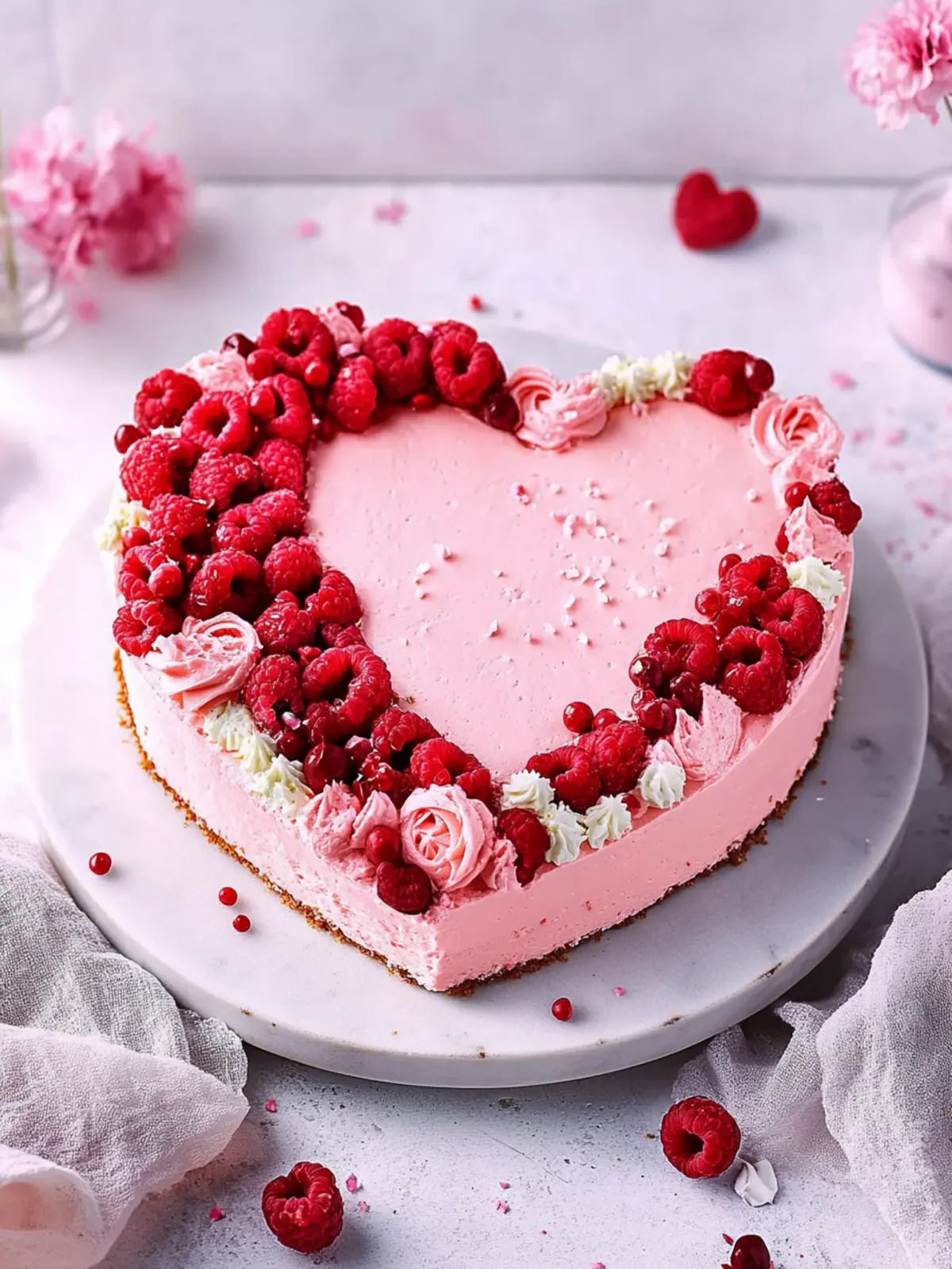 Easy Heart Shaped Cake
