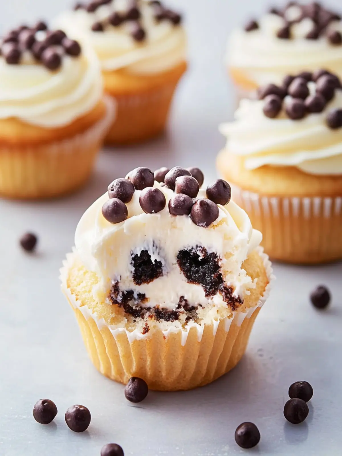 Irresistible Cannoli Cupcakes with Creamy Filling Delight 3 Cannoli Cupcakes
