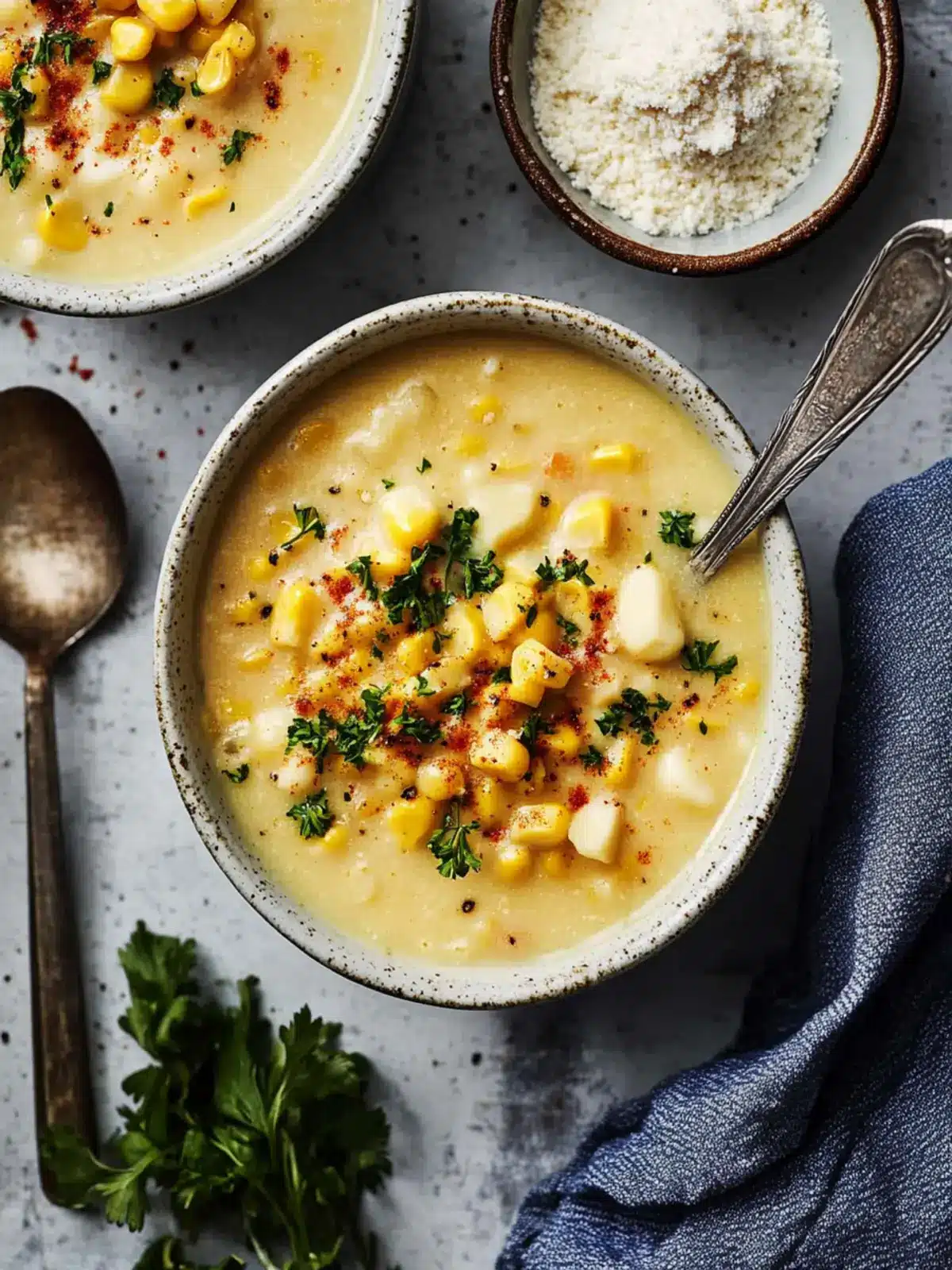 Hearty Corn Chowder Bursting with Summer Freshness 4 Corn Chowder