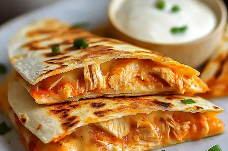 Buffalo Chicken Quesadillas