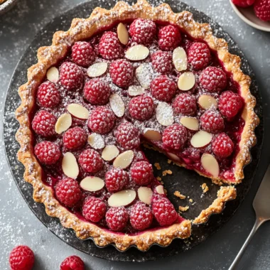 Raspberry Almond Tart