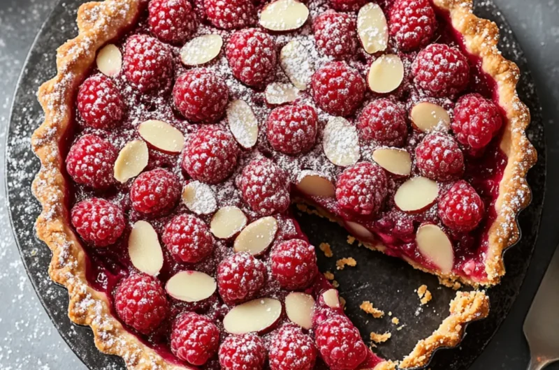Raspberry Almond Tart