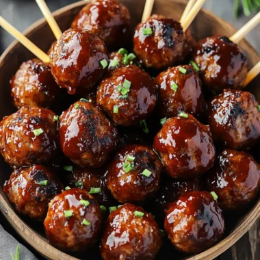 Bourbon BBQ Meatballs
