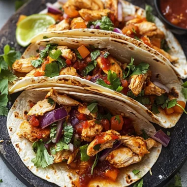 Crispy Chicken Tacos Loaded with Flavor in Just 30 Minutes
