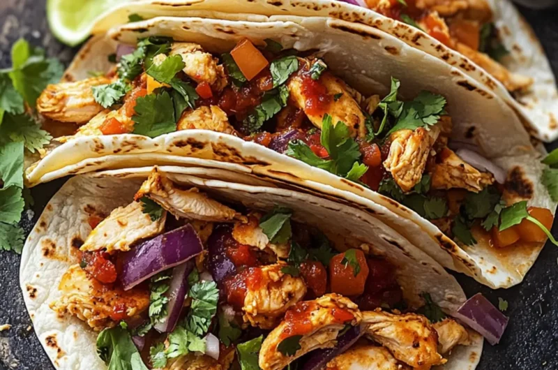 Crispy Chicken Tacos Loaded with Flavor in Just 30 Minutes