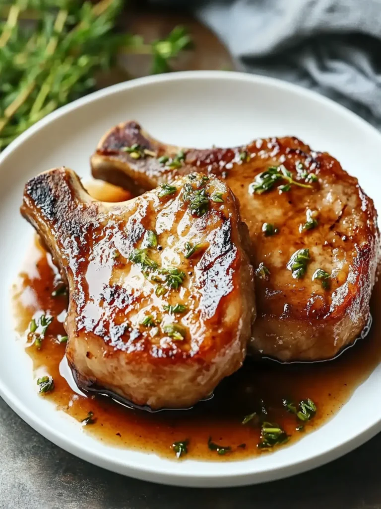 Easy 30 Minute Brown Sugar Pork Chops for Effortless Flavor