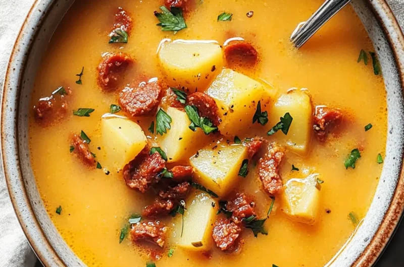 Spanish Potato Soup with Chorizo: Cozy Comfort in Every Bowl