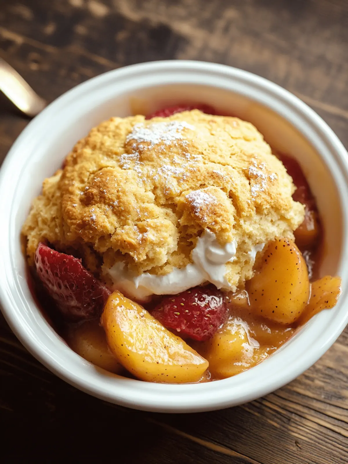 Delicious Cobbler: Baked Fruit Dessert with Biscuit Topping 3 Cobbler (Baked Fruit Dessert with Biscuit Topping)