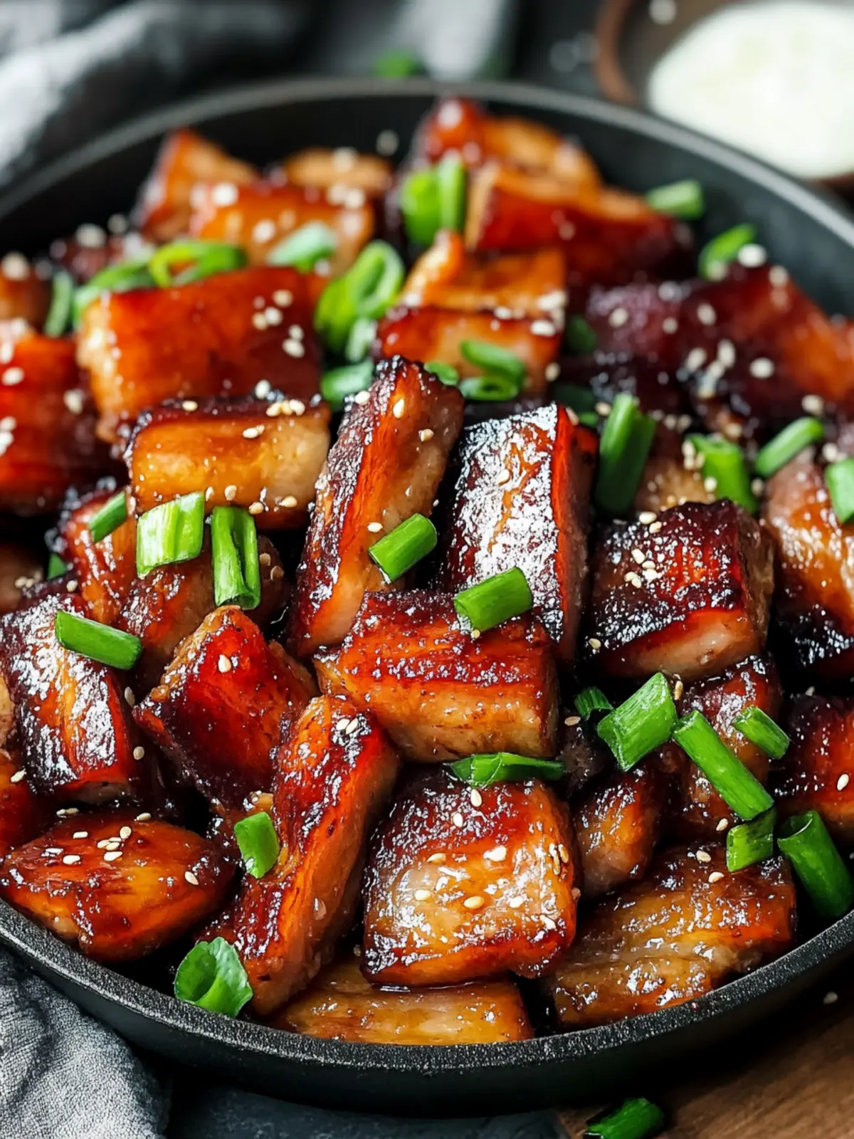 Crispy Healthy Korean Pork Belly Skillet for Family Feasts