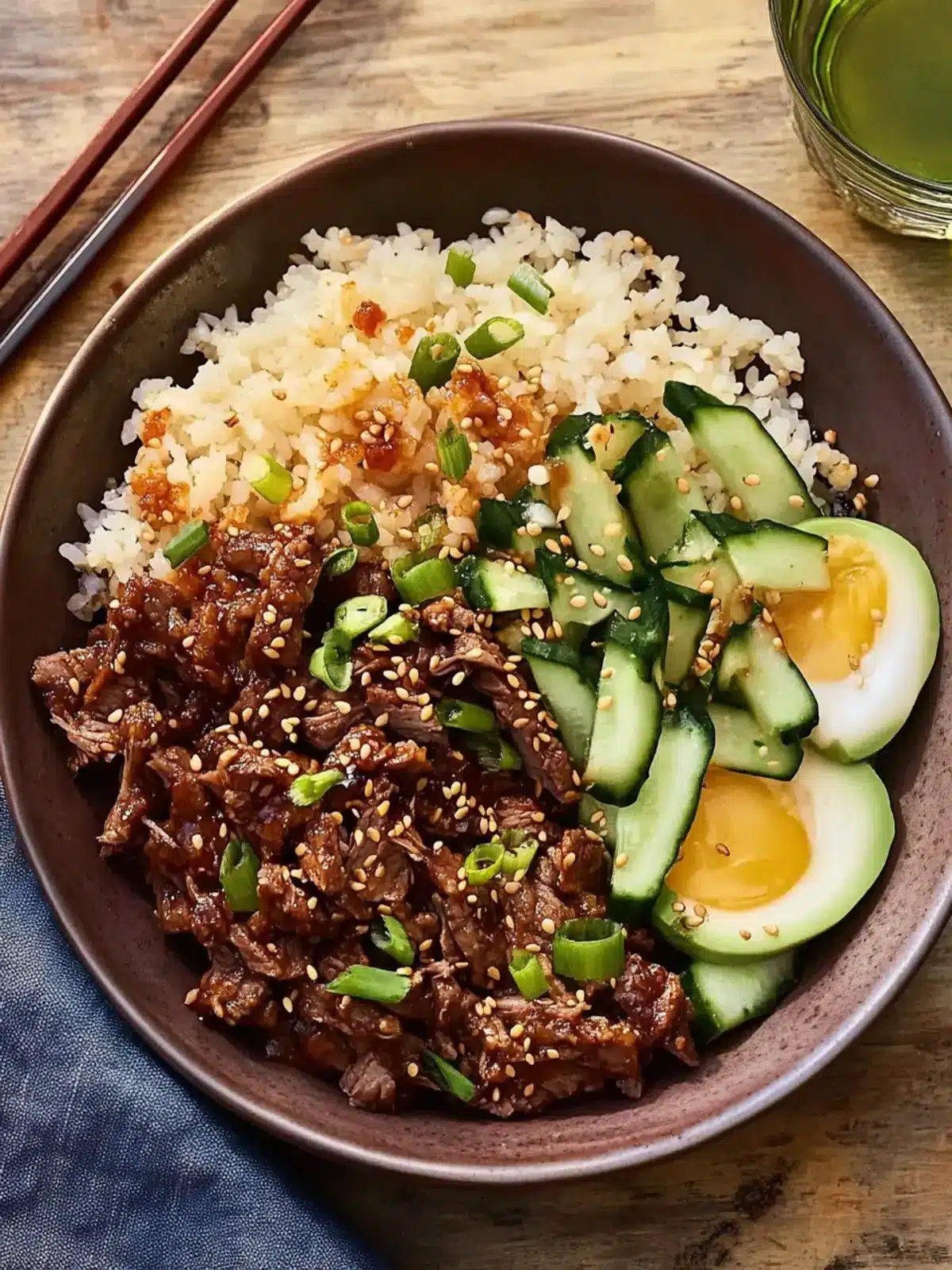 Easy Korean Beef Bowl