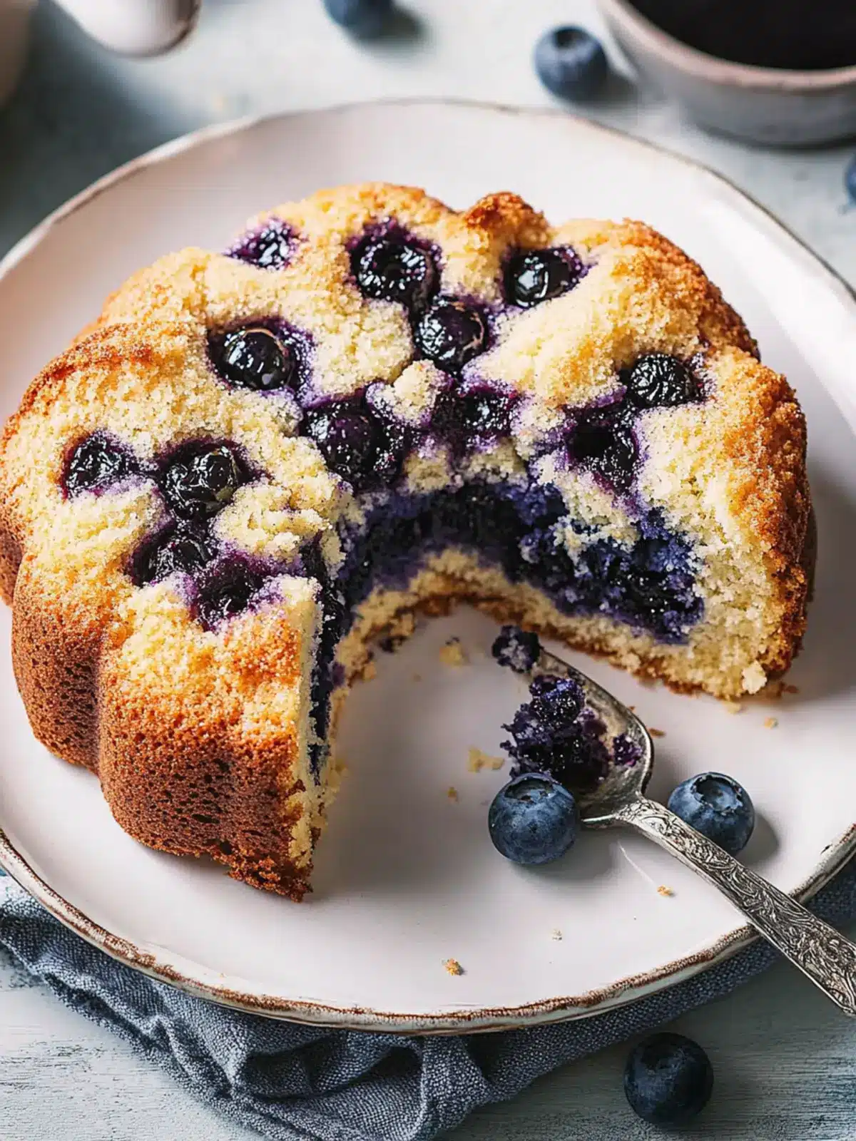 Moist Blueberry Coffee Cake Recipe for Cozy Mornings 4 Blueberry Coffee Cake