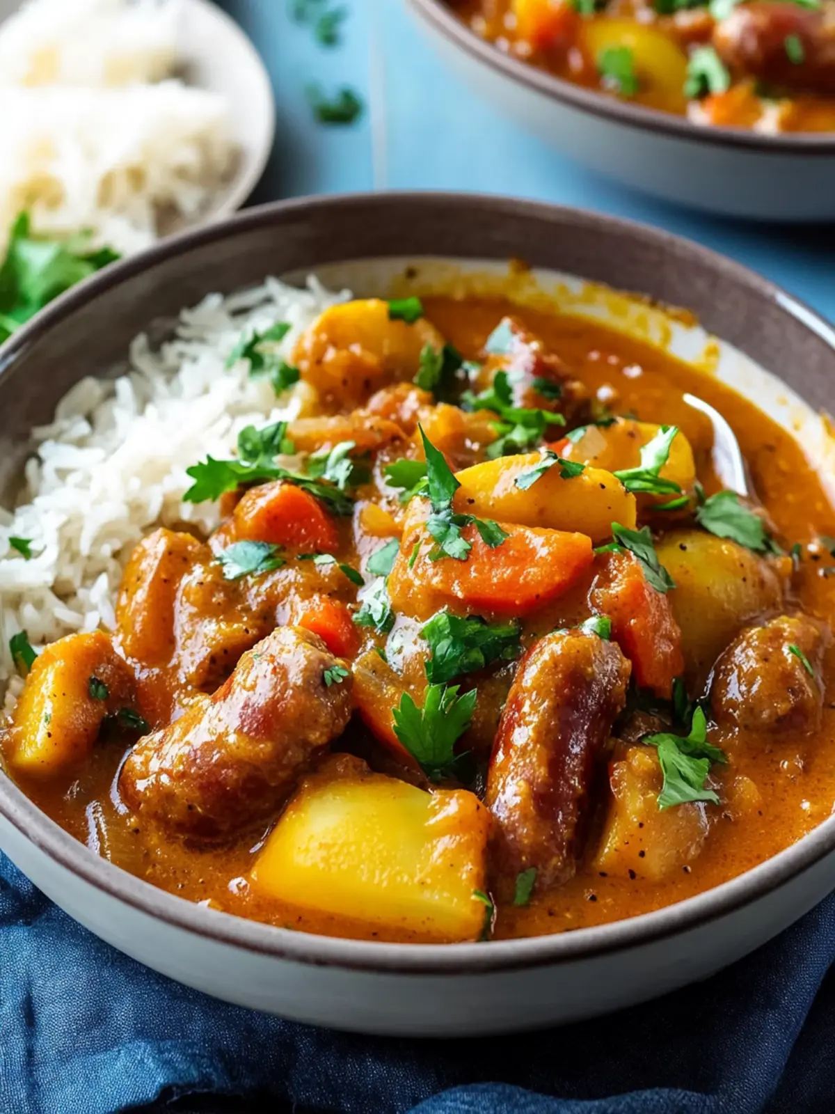 Sweet And Savoury Sausage Curry