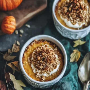 Brûlée Your Breakfast with Pumpkin Pie Oatmeal Delight