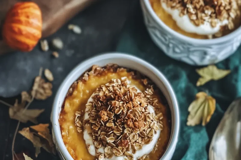 Brûlée Your Breakfast with Pumpkin Pie Oatmeal Delight