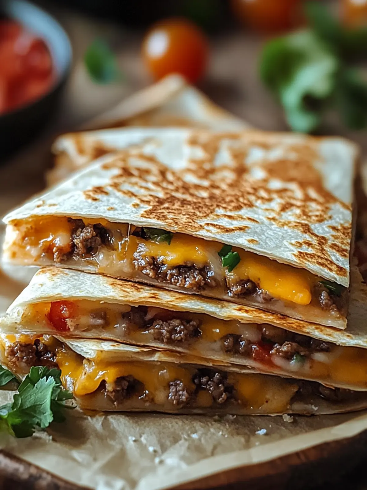 Smashburger Quesadillas: Quick, Cheesy, and So Delicious!