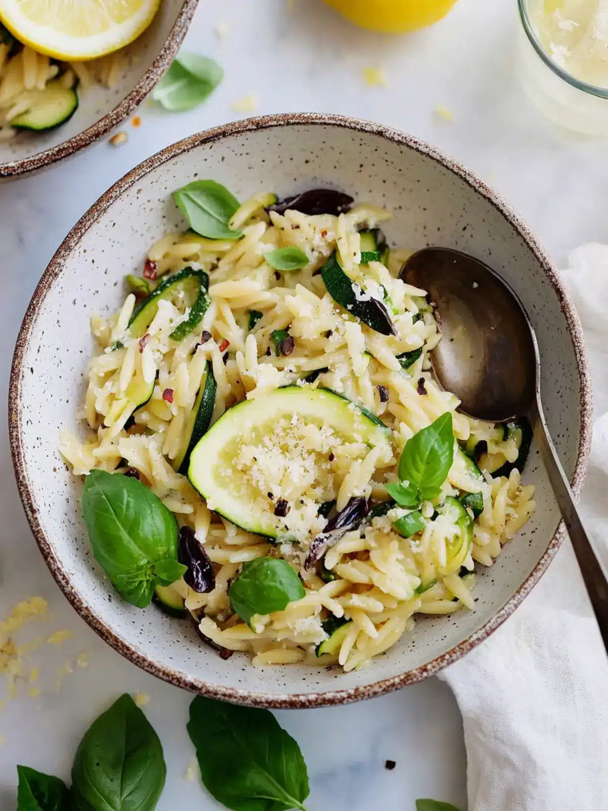 Zucchini Lemon Orzo: A Vibrant, Healthy Summer Delight 2 Zucchini Lemon Orzo