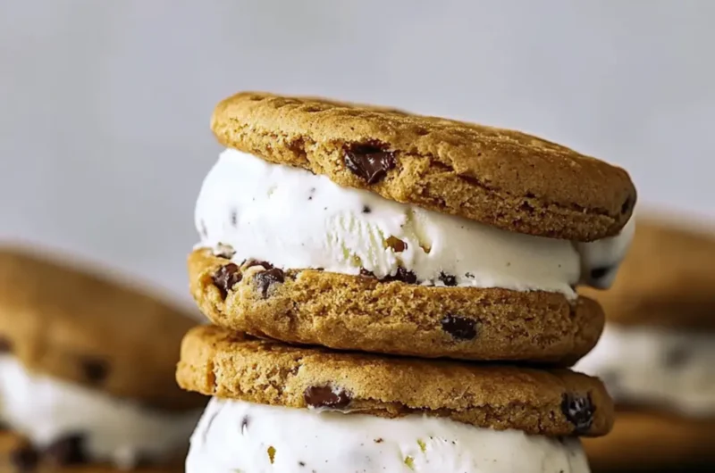 Chocolate Chip Ice Cream Sandwiches