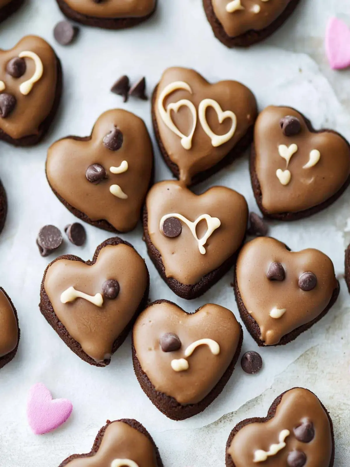 Chocolate Chip Cookie Dough Valentine’s Hearts for Sweethearts 4 Chocolate Chip Cookie Dough Valentine’s Hearts