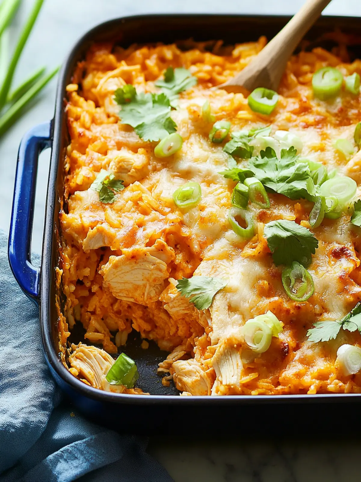 Mouthwatering Buffalo Chicken & Rice Casserole for Dinner Bliss 3 Buffalo Chicken & Rice Casserole