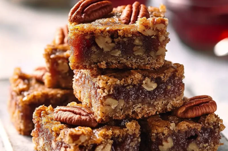 Grandma’s Pecan Rum Bars