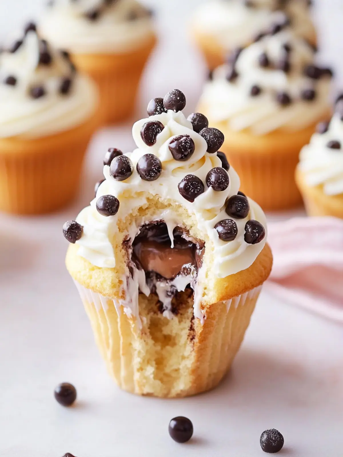 Irresistible Cannoli Cupcakes with Creamy Filling Delight 5 Cannoli Cupcakes