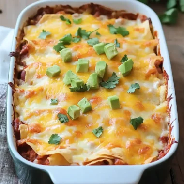 Breakfast Enchilada Casserole: Easy Comfort Food Delight