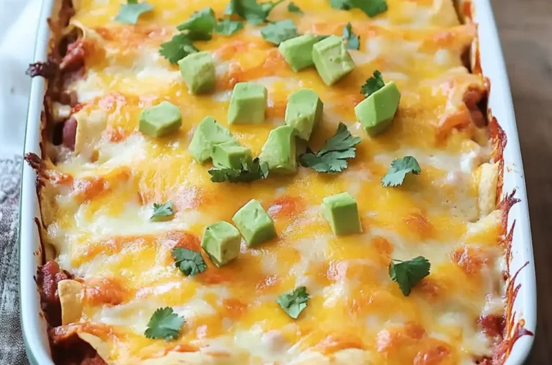 Breakfast Enchilada Casserole: Easy Comfort Food Delight