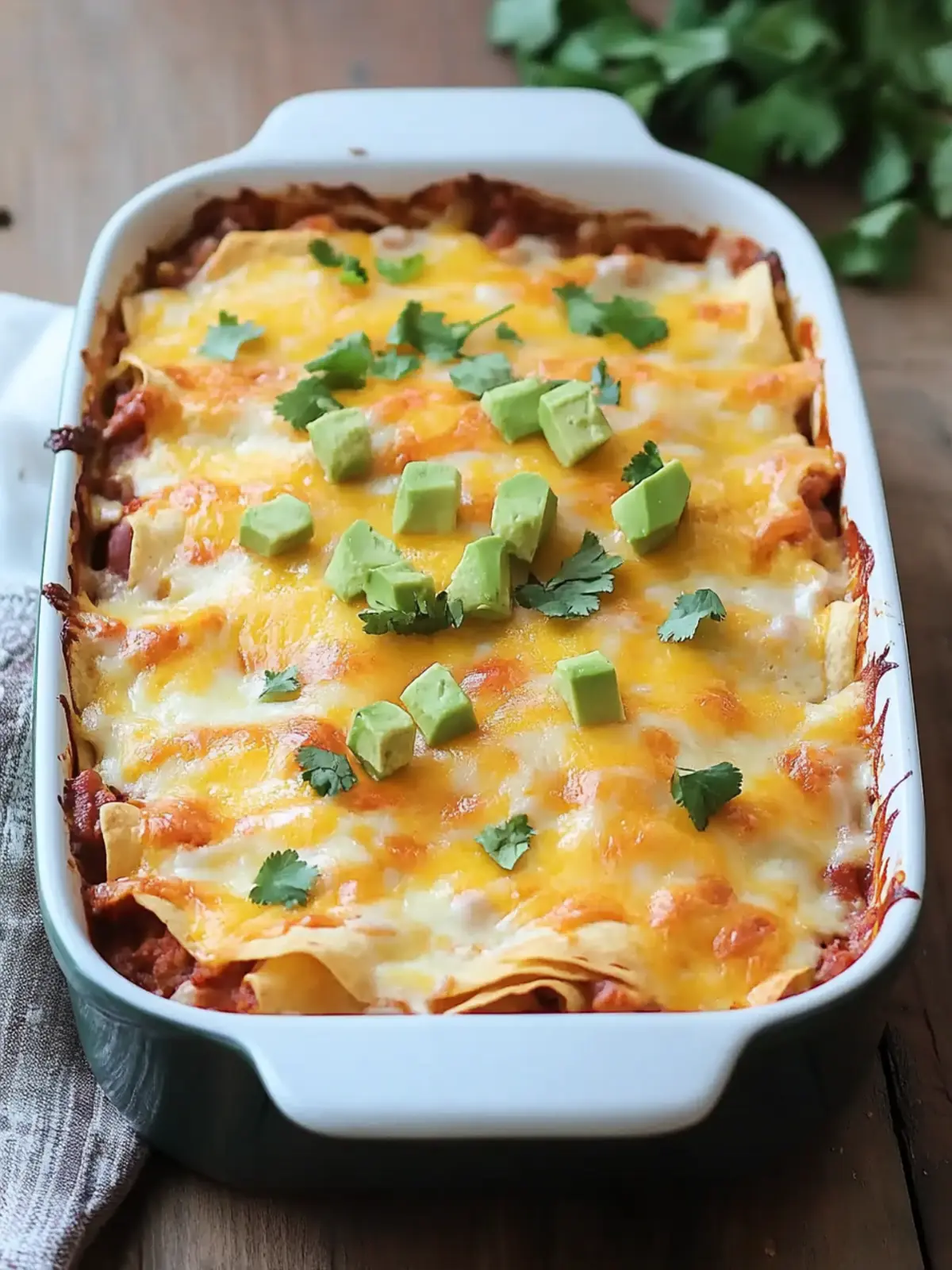 Breakfast Enchilada Casserole: Easy Comfort Food Delight